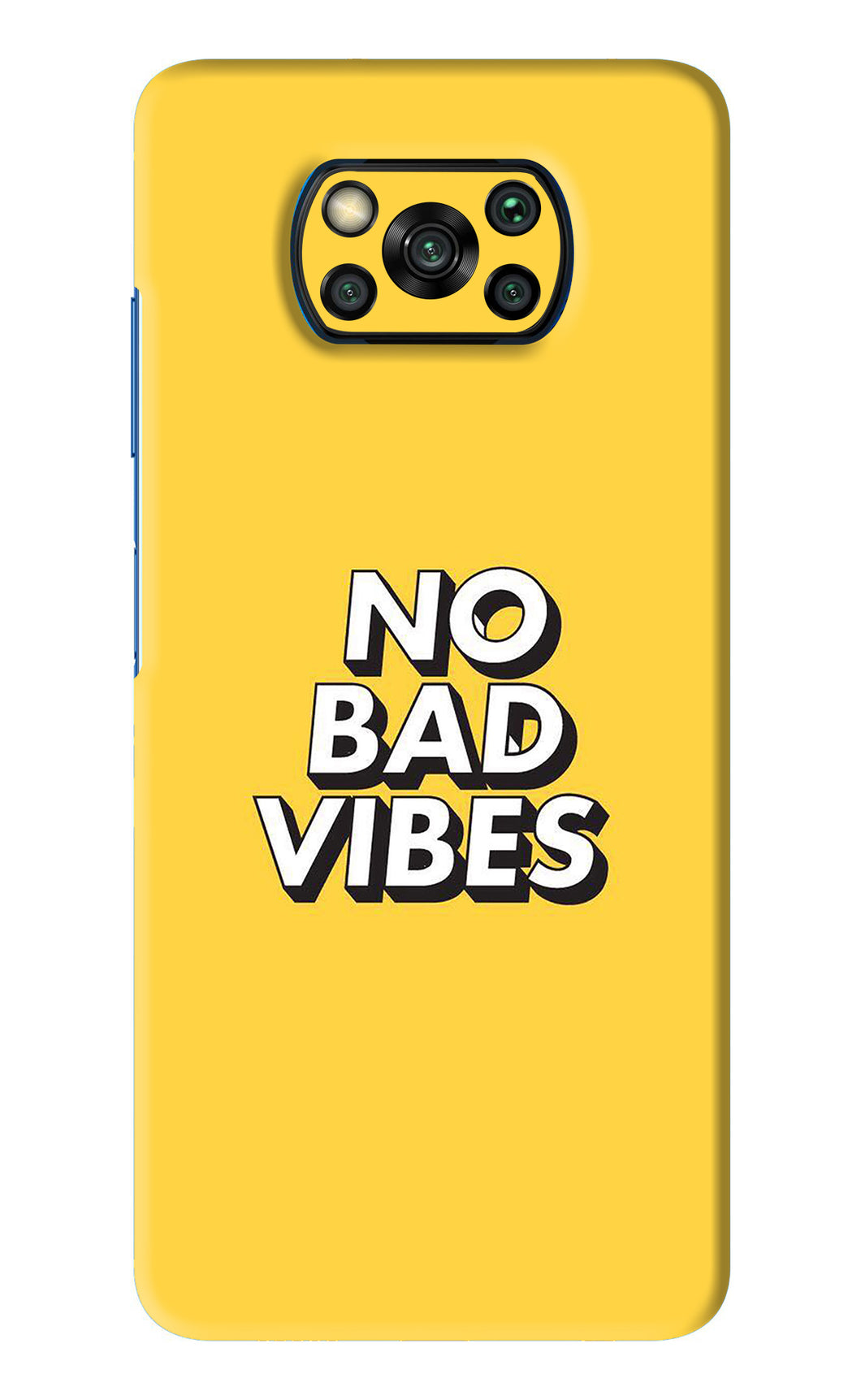 No Bad Vibes Poco X3 Back Skin Wrap