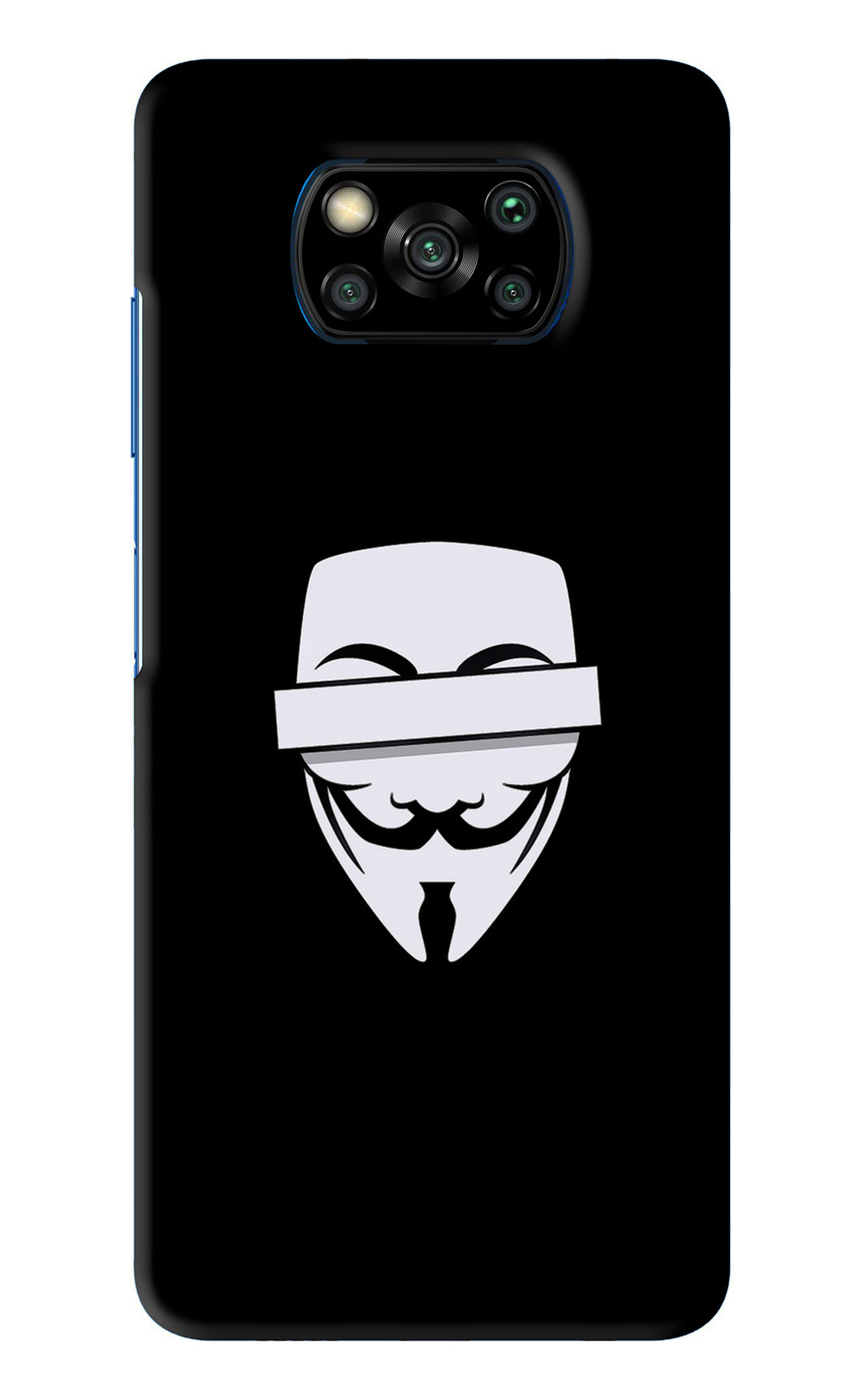 Anonymous Face Poco X3 Back Skin Wrap