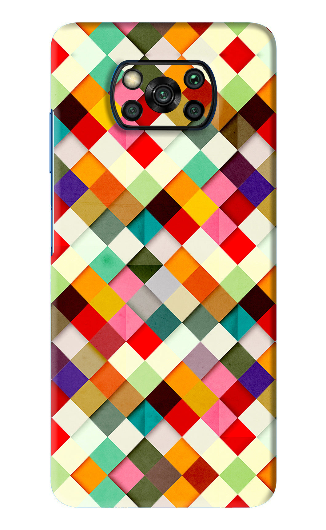 Geometric Abstract Colorful Poco X3 Back Skin Wrap