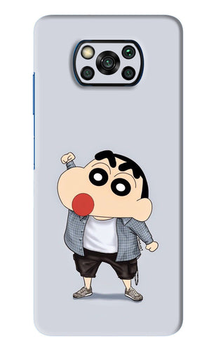 Shinchan Poco X3 Back Skin Wrap