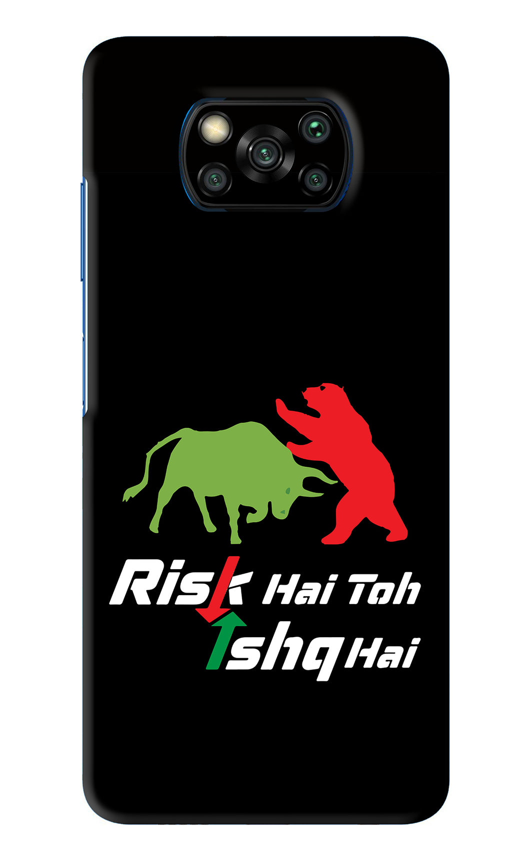 Risk Hai Toh Ishq Hai Poco X3 Back Skin Wrap