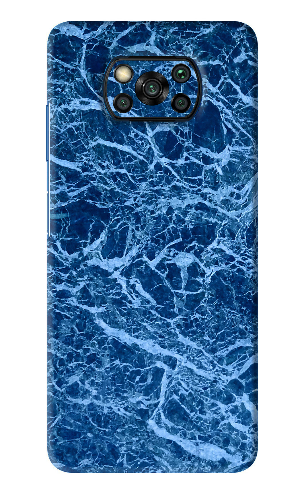 Blue Marble Poco X3 Pro Back Skin Wrap