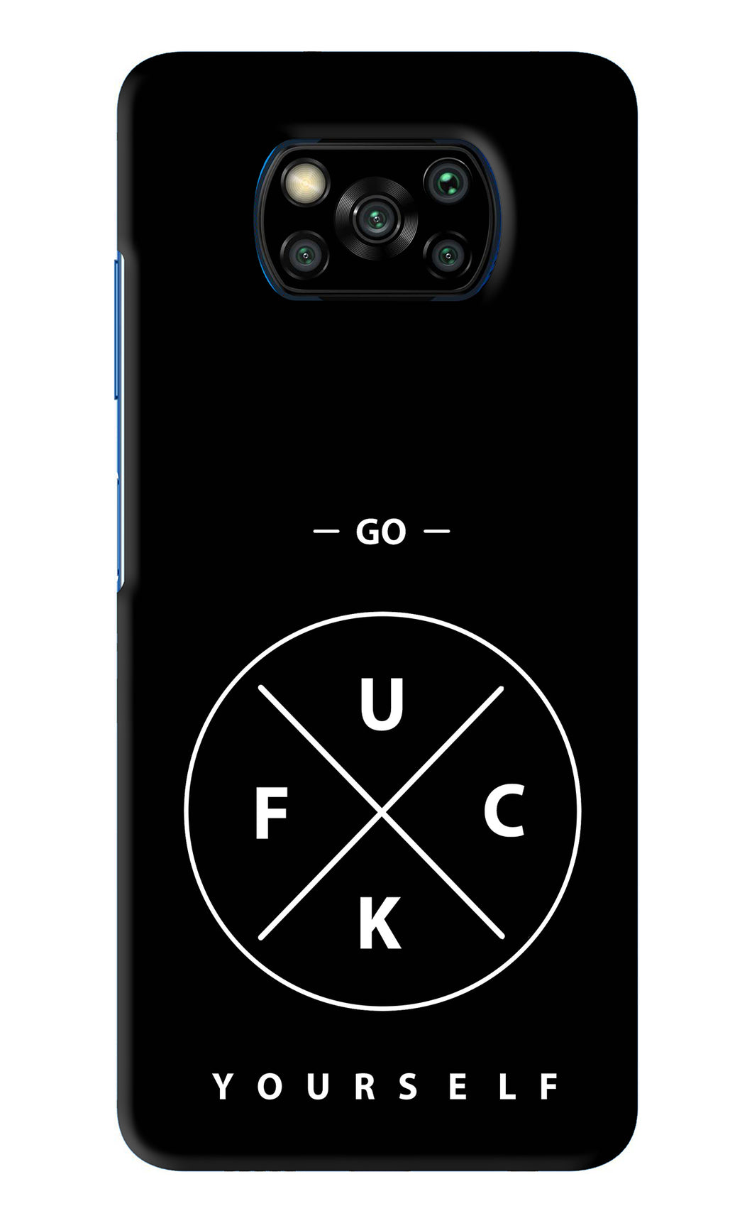 Go Fuck Yourself Poco X3 Pro Back Skin Wrap