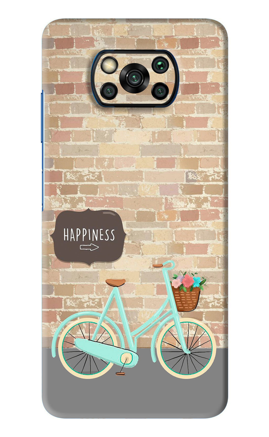 Happiness Artwork Poco X3 Pro Back Skin Wrap