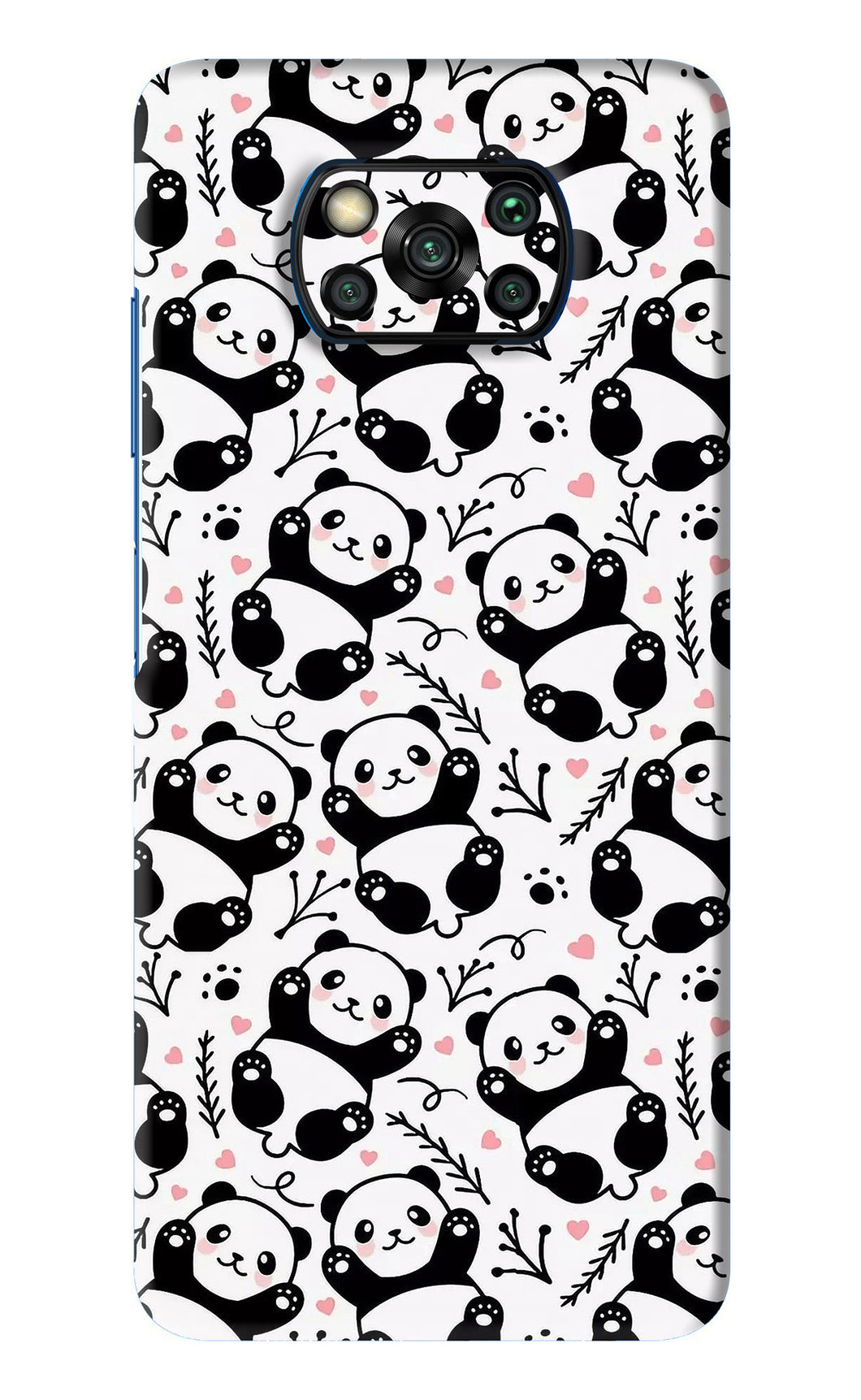 Cute Panda Poco X3 Pro Back Skin Wrap