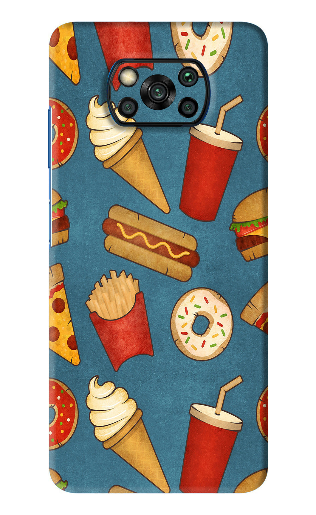 Foodie Poco X3 Pro Back Skin Wrap