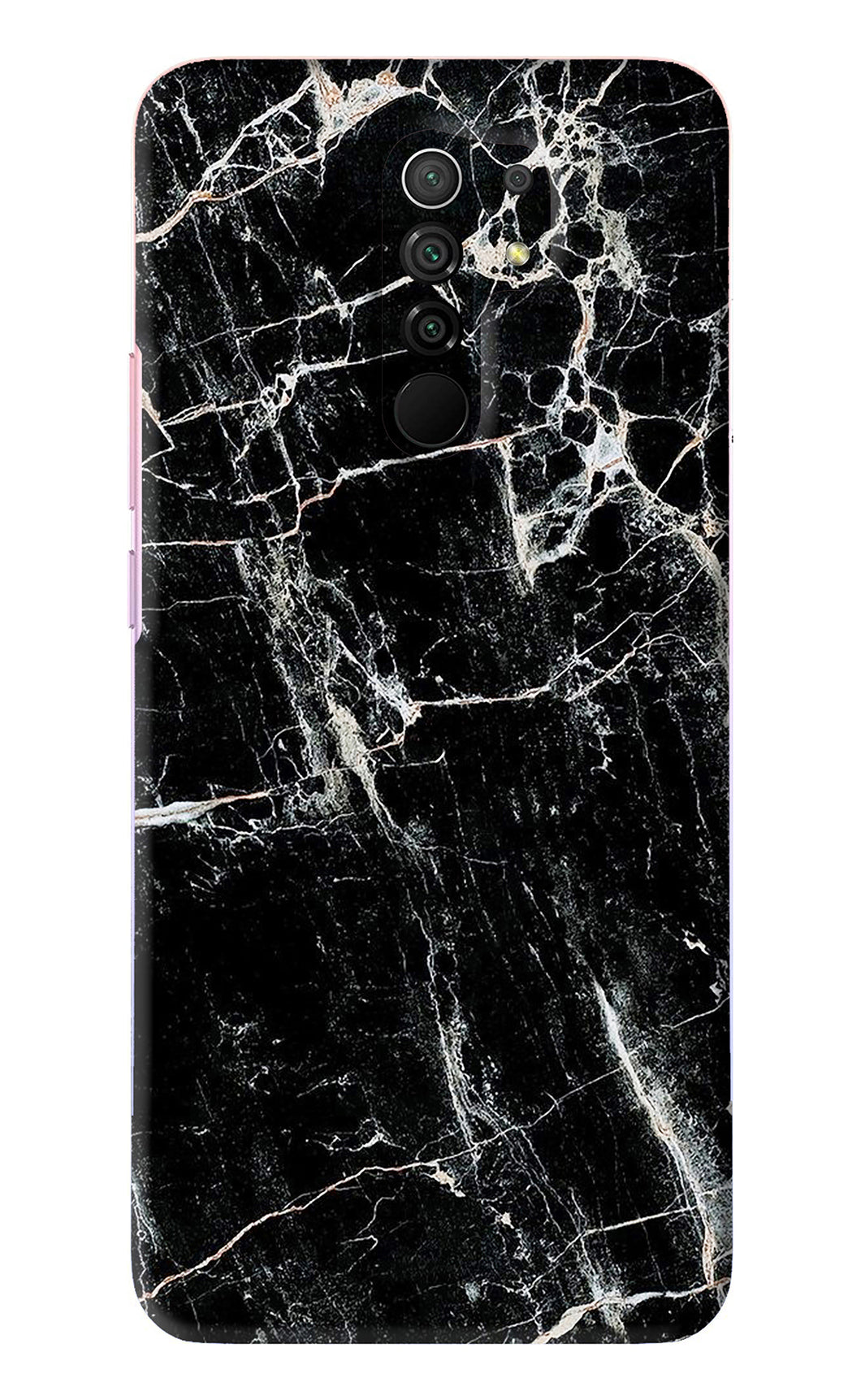 Black Marble Texture 1 Poco M2 Back Skin Wrap