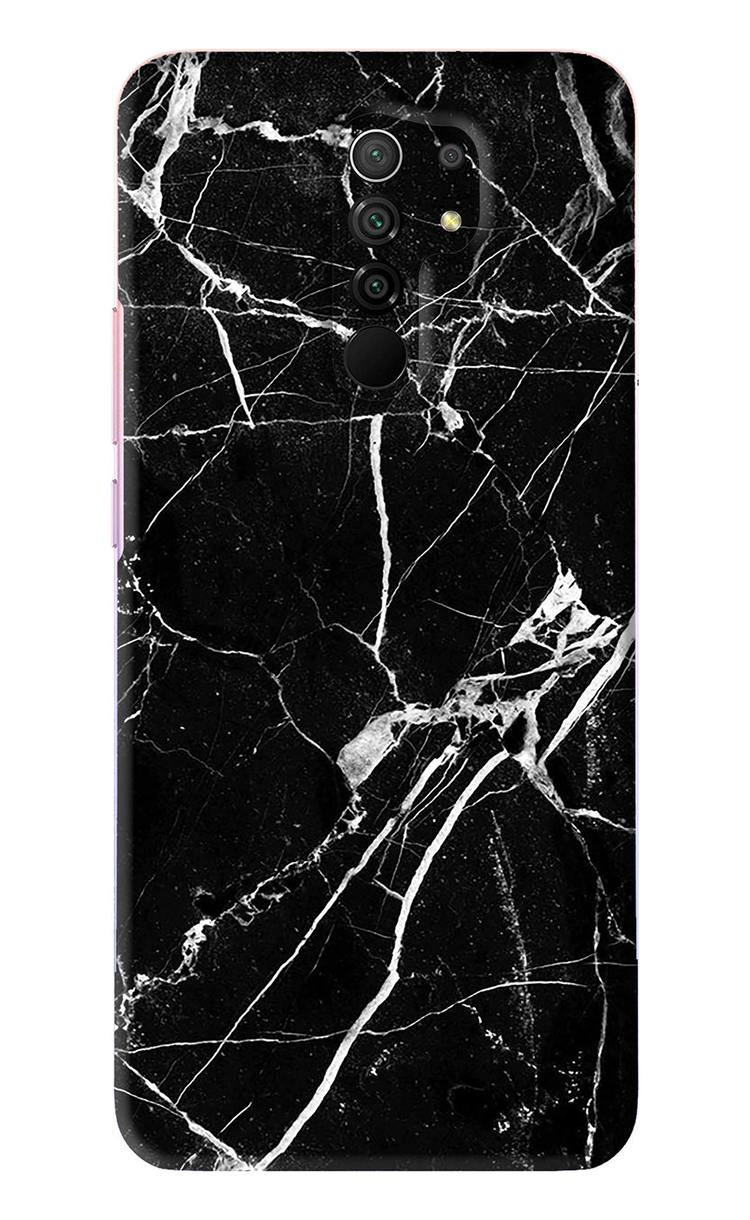 Black Marble Texture 2 Poco M2 Back Skin Wrap