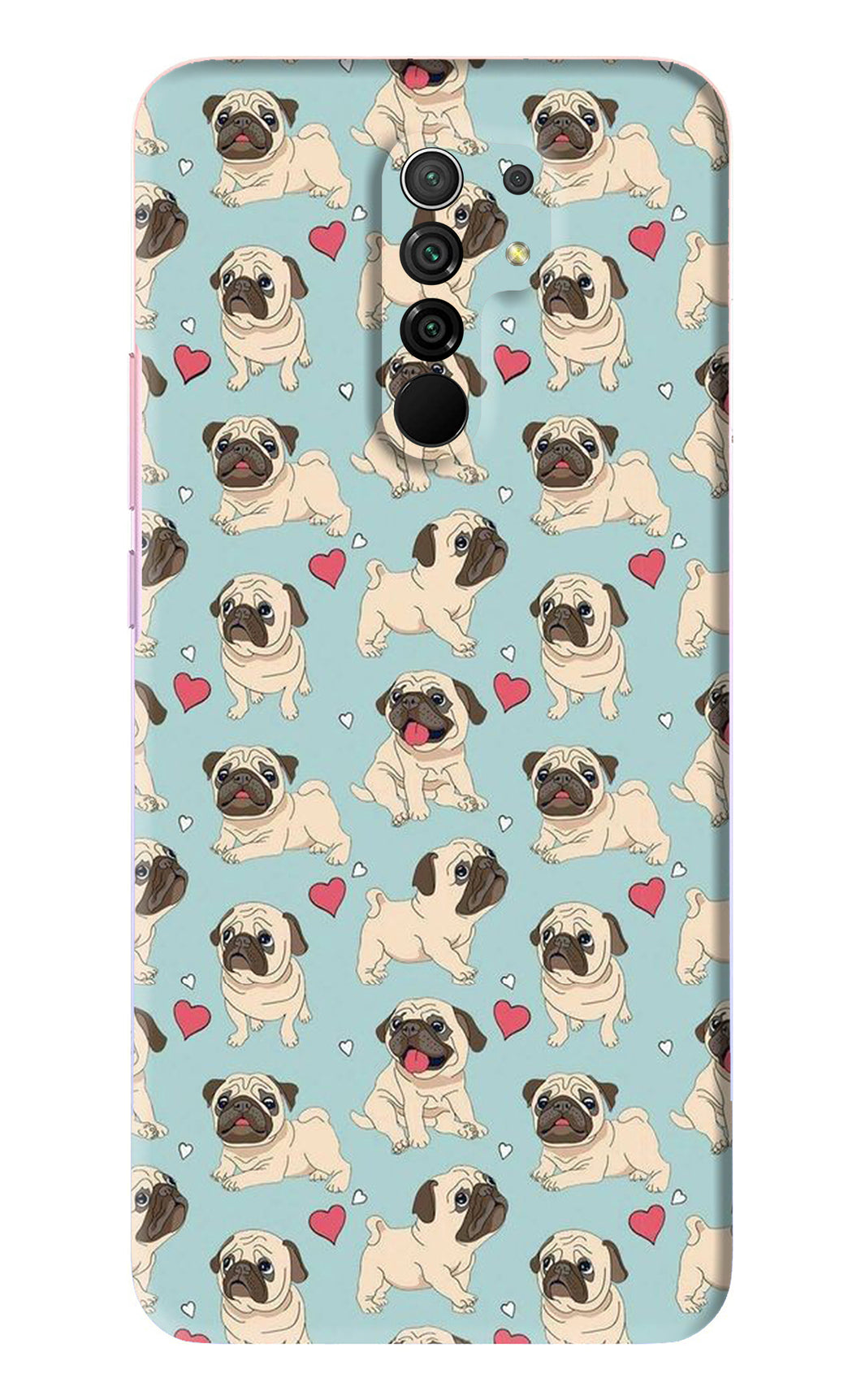 Pug Dog Poco M2 Back Skin Wrap