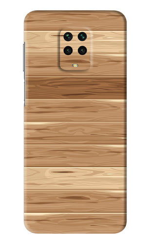 Wooden Vector Poco M2 Pro Back Skin Wrap