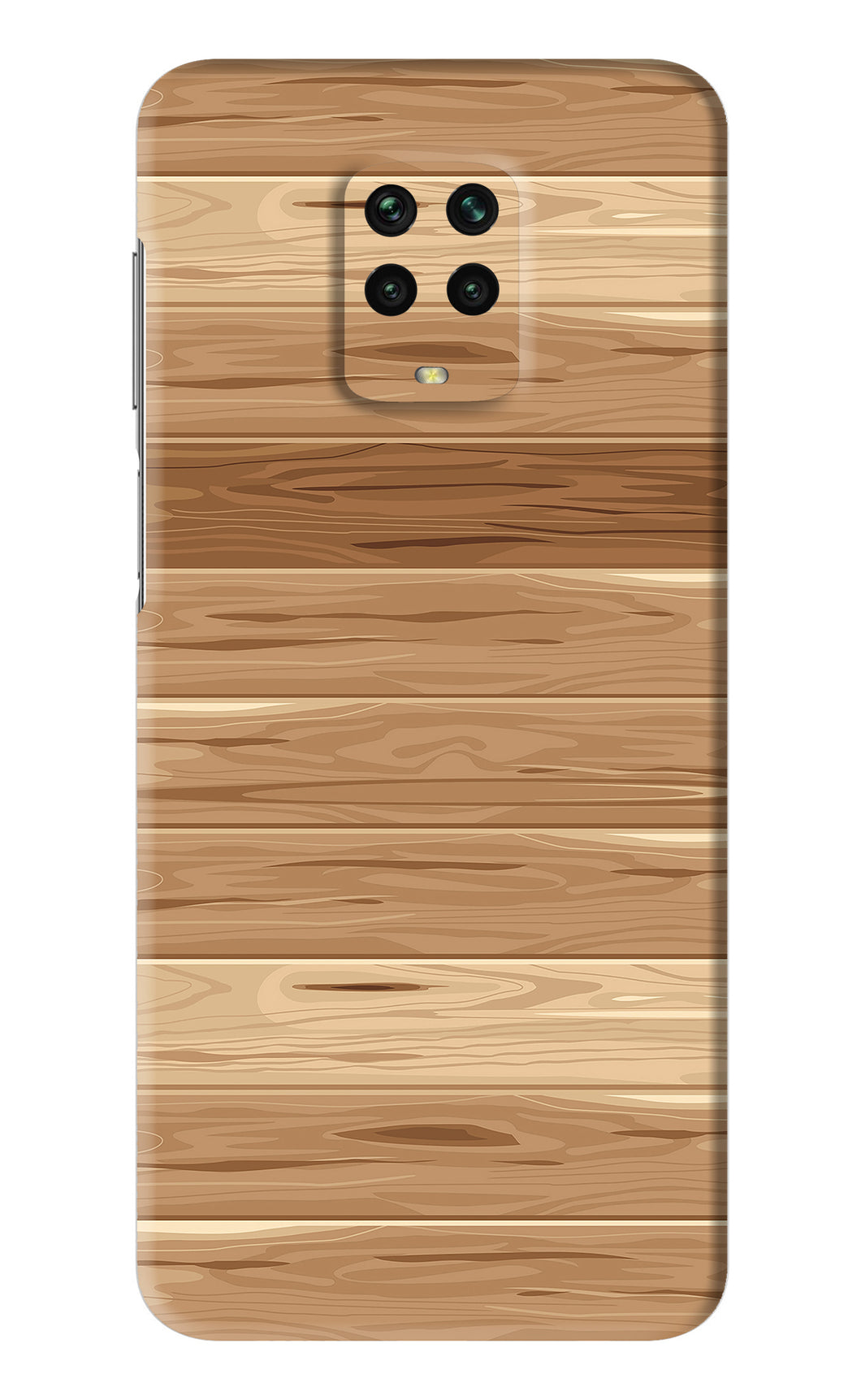 Wooden Vector Poco M2 Pro Back Skin Wrap