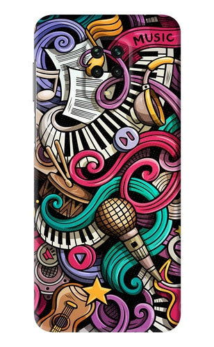 Music Abstract Poco M2 Pro Back Skin Wrap