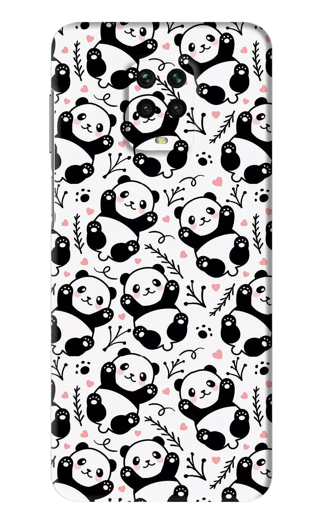 Cute Panda Poco M2 Pro Back Skin Wrap