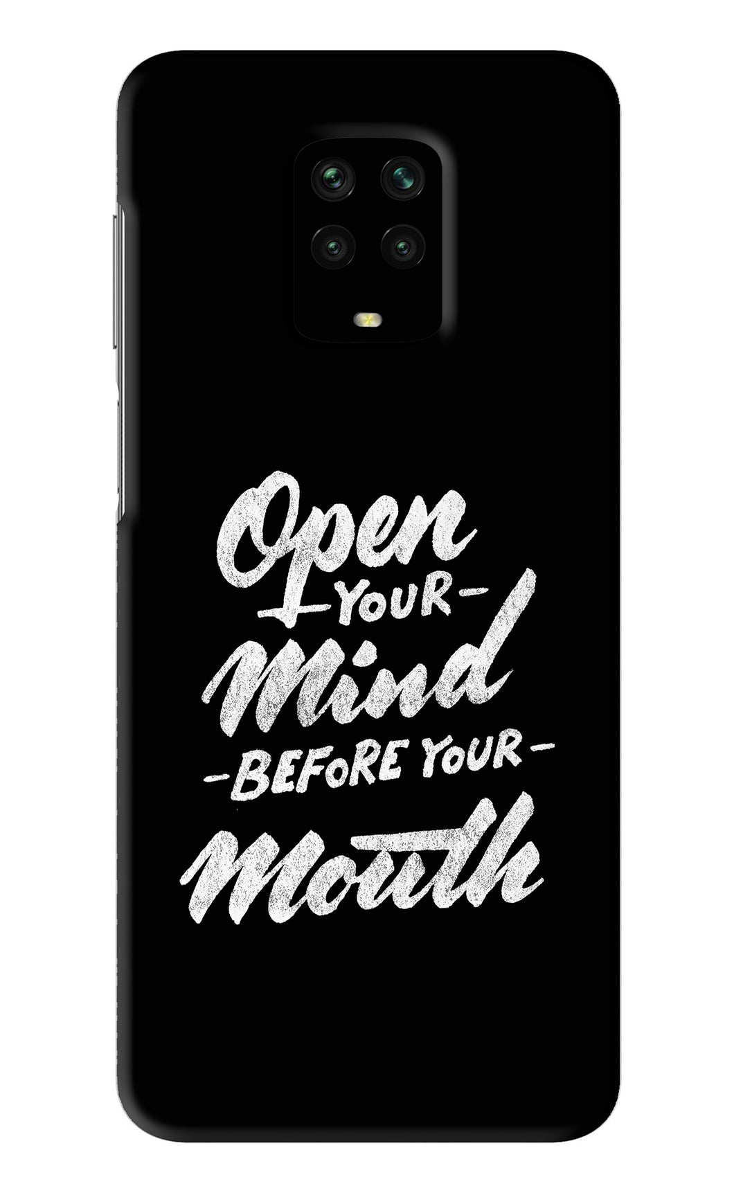 Open Your Mind Before Your Mouth Poco M2 Pro Back Skin Wrap