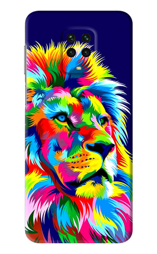 Vector Art Lion Poco M2 Pro Back Skin Wrap