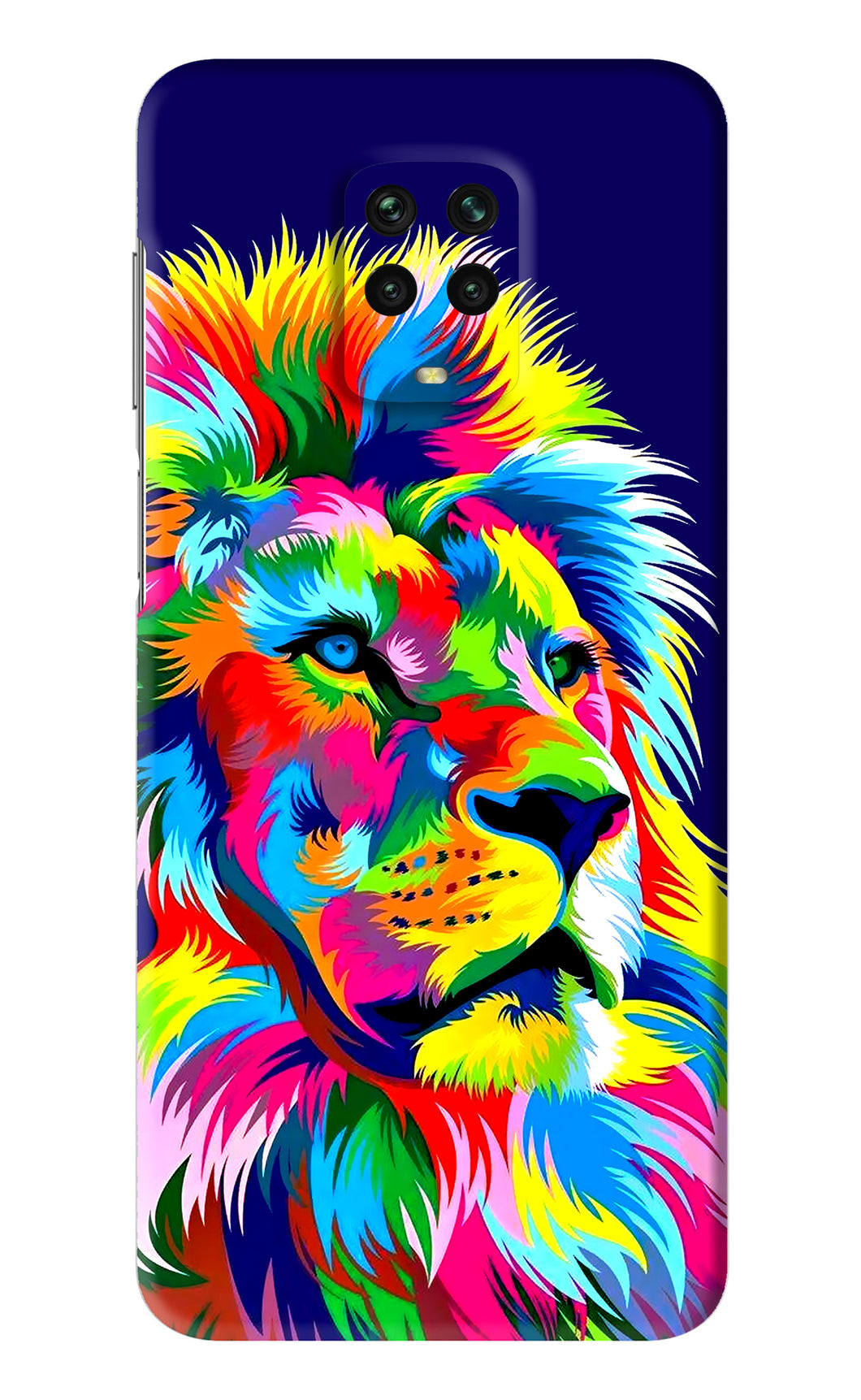 Vector Art Lion Poco M2 Pro Back Skin Wrap