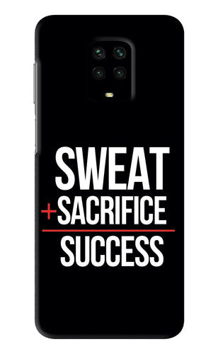 Sweat Sacrifice Success Poco M2 Pro Back Skin Wrap