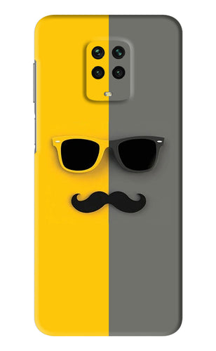 Sunglasses with Mustache Poco M2 Pro Back Skin Wrap