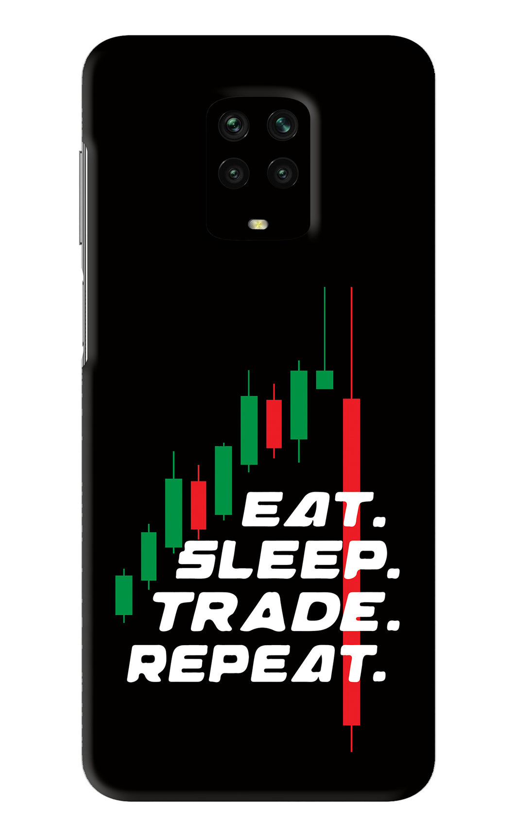 Eat Sleep Trade Repeat Poco M2 Pro Back Skin Wrap