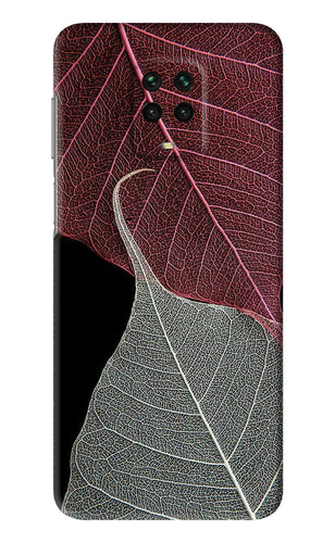 Leaf Pattern Poco M2 Pro Back Skin Wrap
