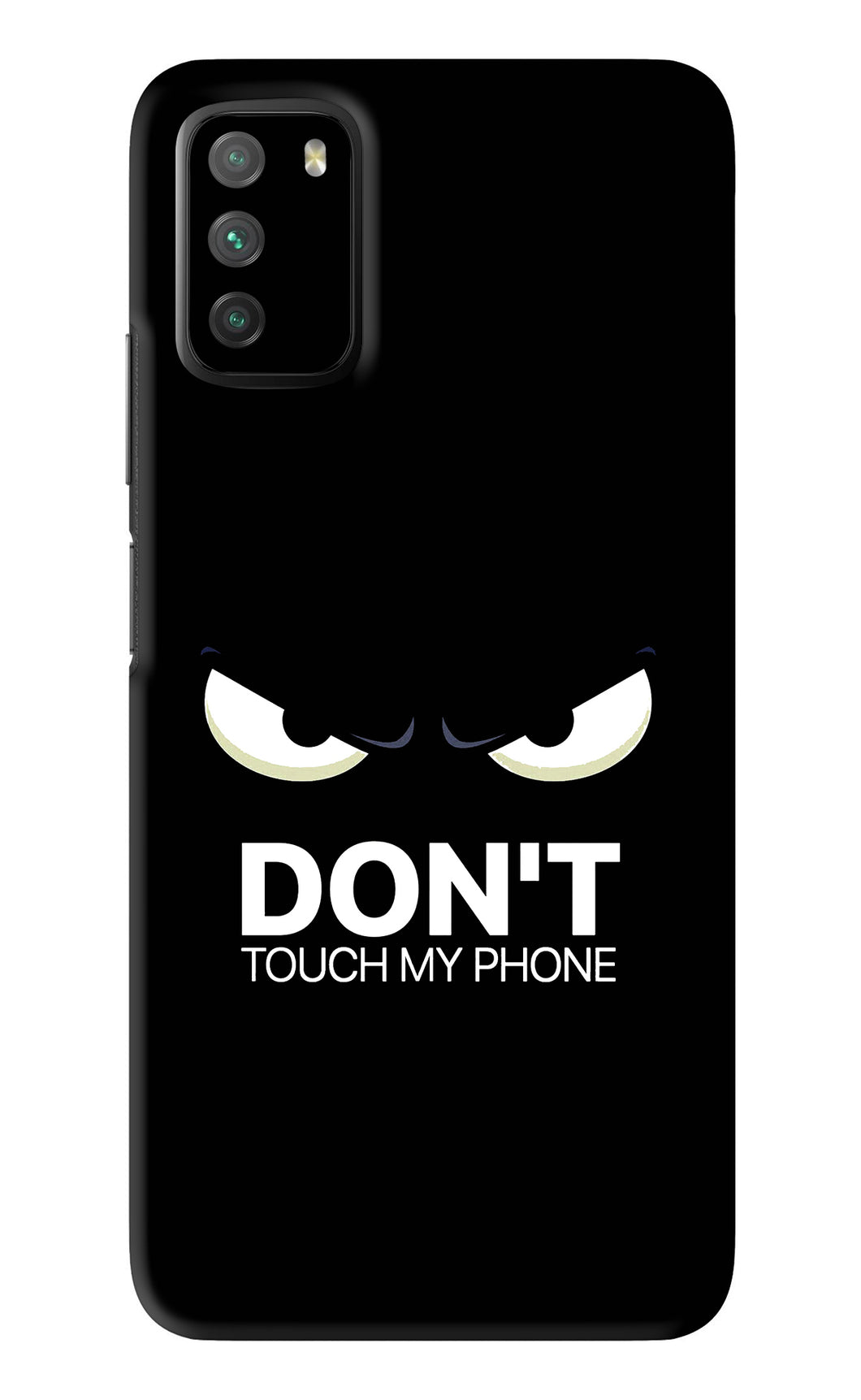 Don'T Touch My Phone Poco M3 - No Sides Back Skin Wrap