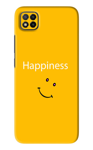 Happiness With Smiley Poco C3 Back Skin Wrap