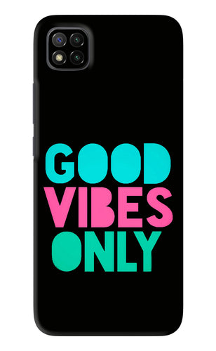 Quote Good Vibes Only Poco C3 Back Skin Wrap
