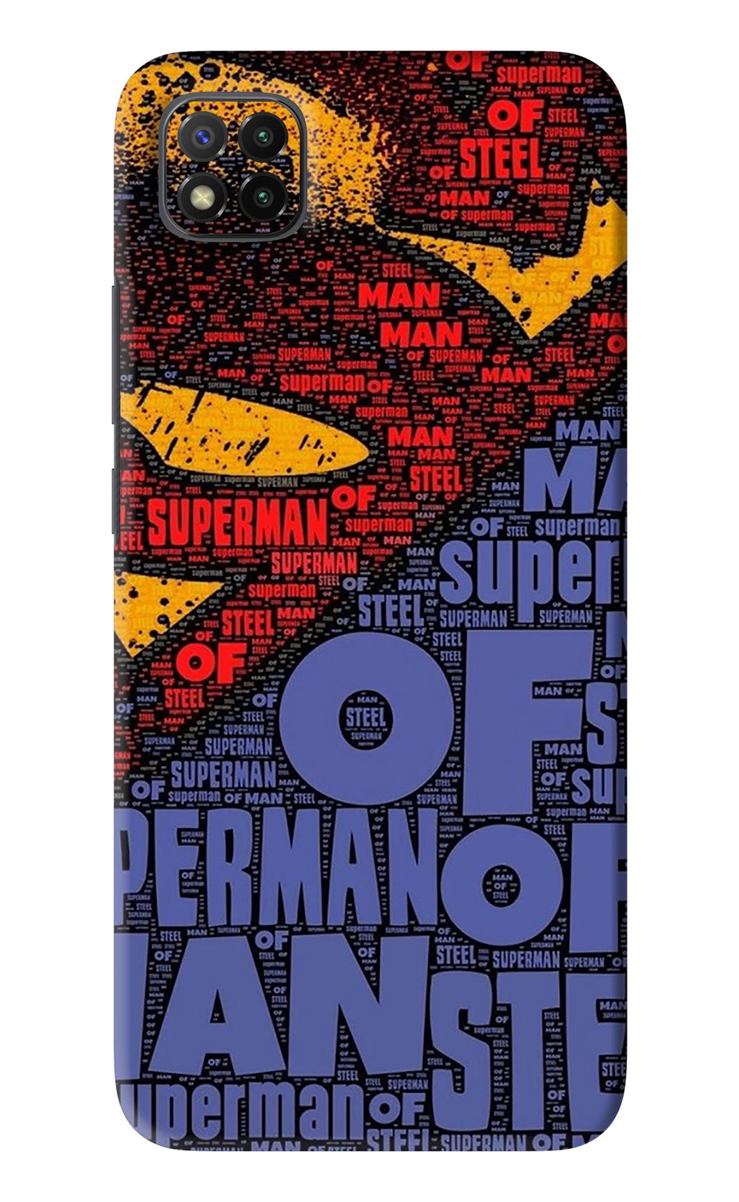 Superman Poco C3 Back Skin Wrap