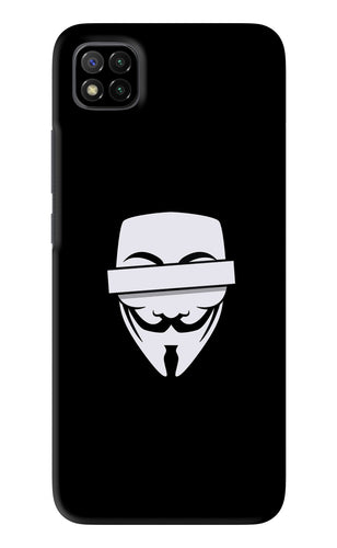 Anonymous Face Poco C3 Back Skin Wrap