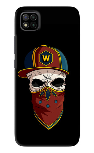 Skull Poco C3 Back Skin Wrap