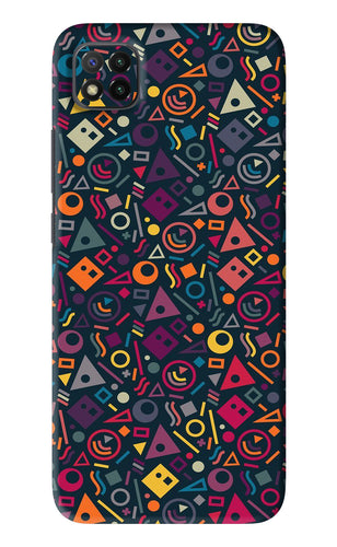Geometric Abstract Poco C3 Back Skin Wrap