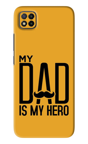 My Dad Is My Hero Poco C3 Back Skin Wrap