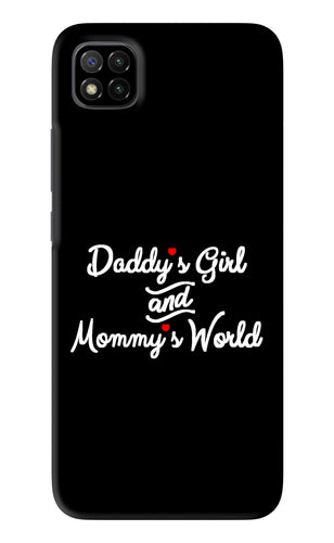Daddy's Girl and Mommy's World Poco C3 Back Skin Wrap