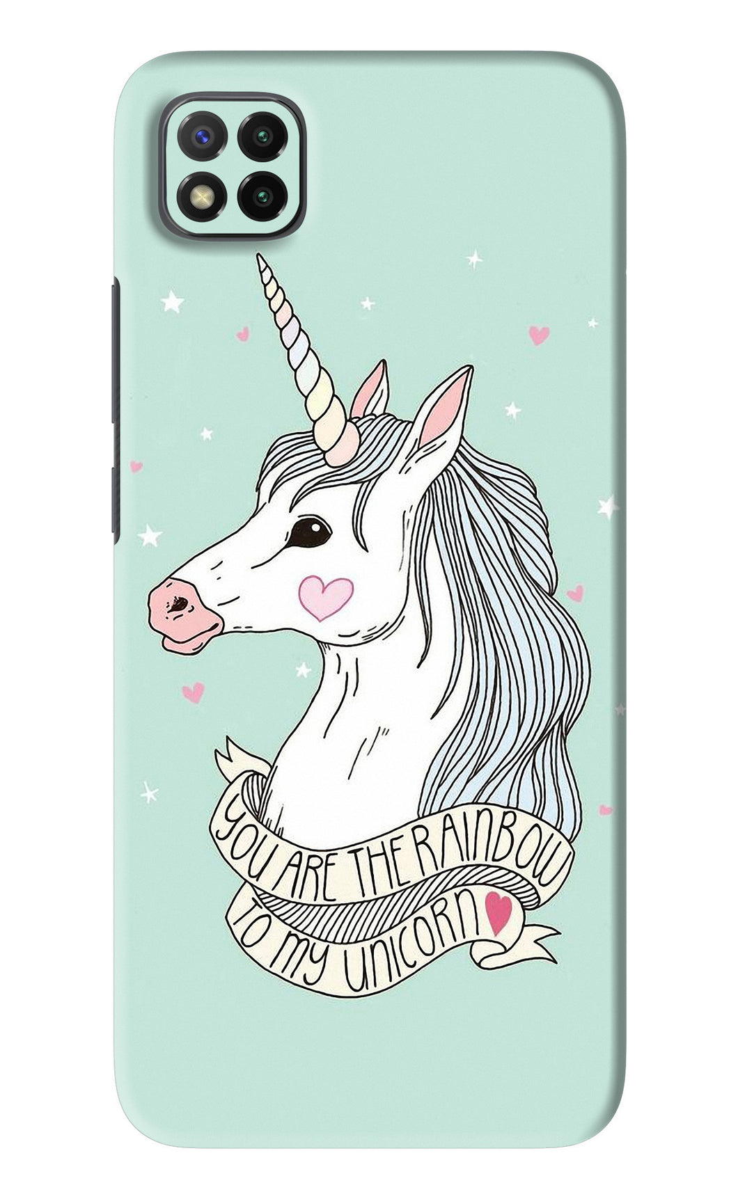 Unicorn Wallpaper Poco C3 Back Skin Wrap