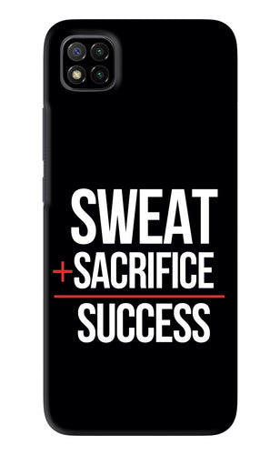 Sweat Sacrifice Success Poco C3 Back Skin Wrap