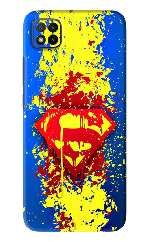 Superman logo Poco C3 Back Skin Wrap