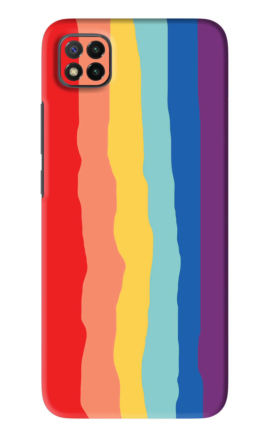 Rainbow Poco C3 Back Skin Wrap