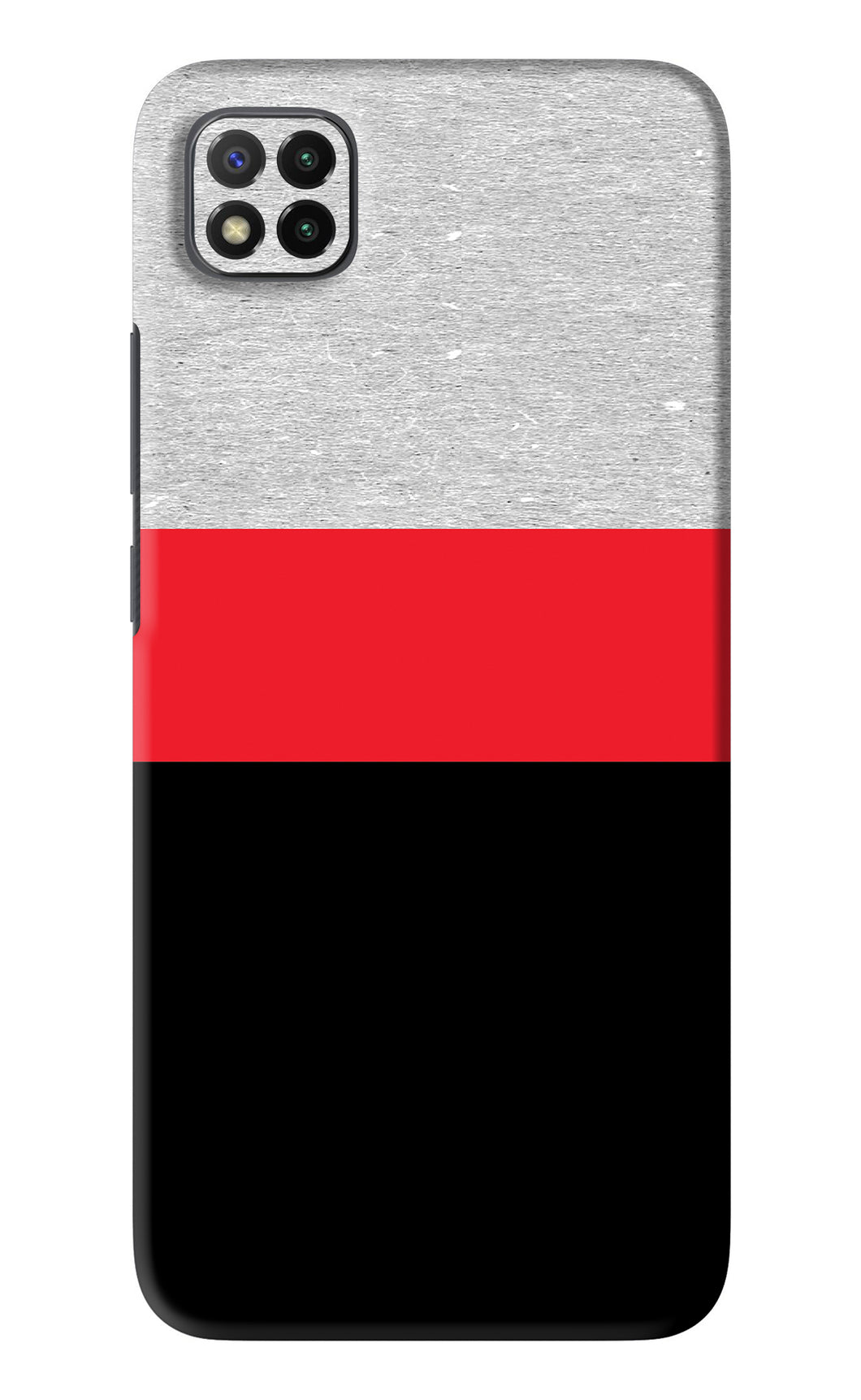 Tri Color Pattern Poco C3 Back Skin Wrap