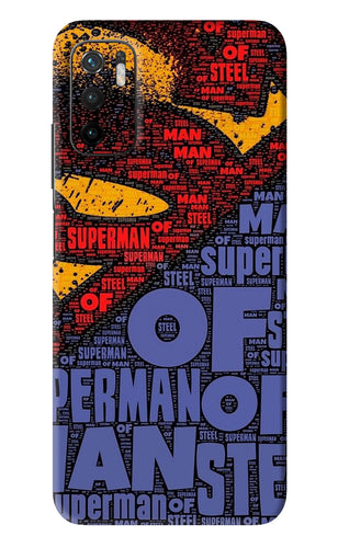 Superman Poco M3 Pro 5G Back Skin Wrap