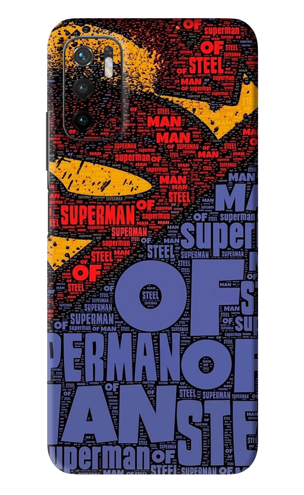 Superman Poco M3 Pro 5G Back Skin Wrap