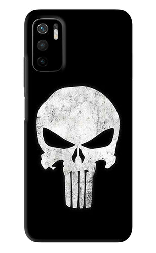Punisher Skull Poco M3 Pro 5G Back Skin Wrap