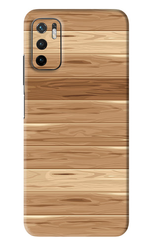 Wooden Vector Poco M3 Pro 5G Back Skin Wrap