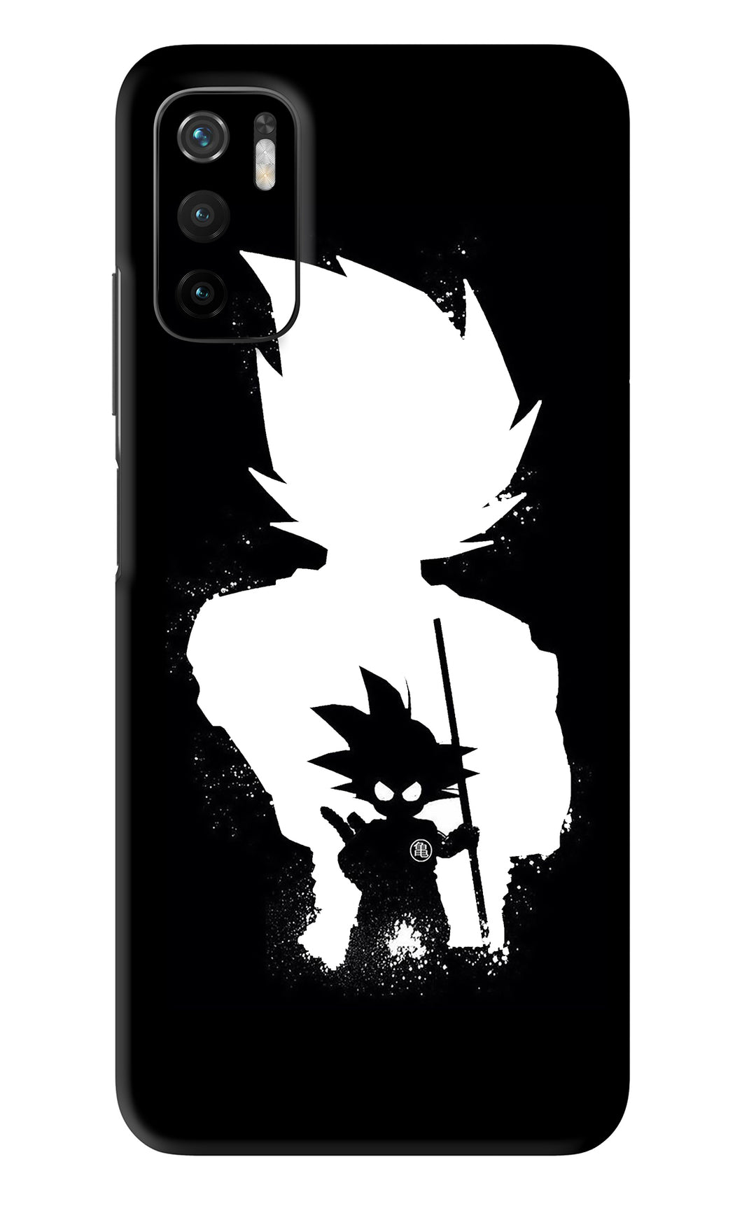 Goku Shadow Poco M3 Pro 5G Back Skin Wrap