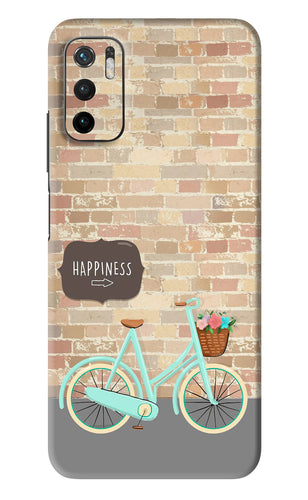 Happiness Artwork Poco M3 Pro 5G Back Skin Wrap
