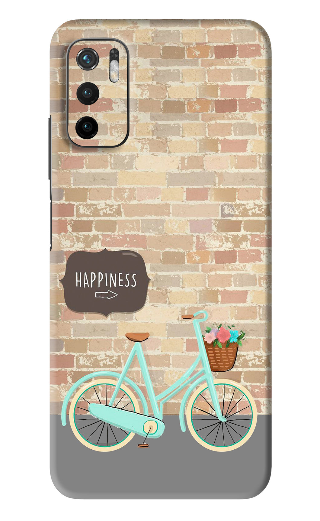 Happiness Artwork Poco M3 Pro 5G Back Skin Wrap