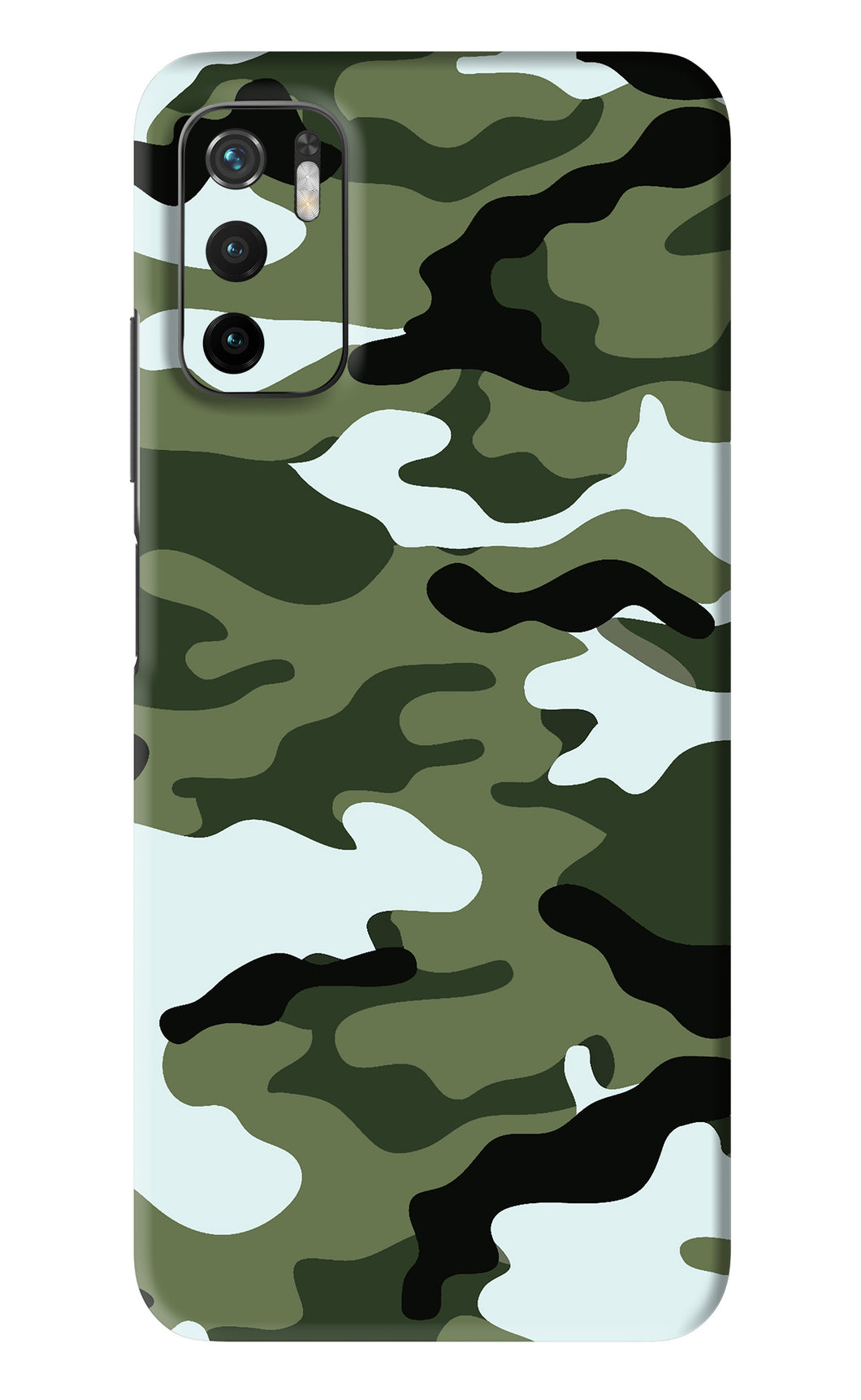 Camouflage 1 Poco M3 Pro 5G Back Skin Wrap