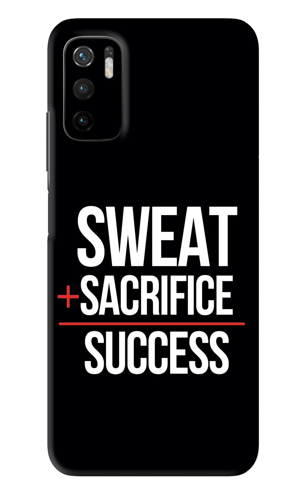 Sweat Sacrifice Success Poco M3 Pro 5G Back Skin Wrap
