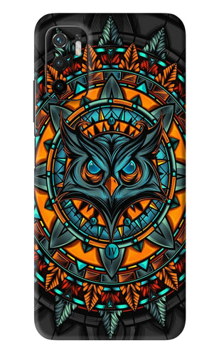 Angry Owl Art Poco M3 Pro 5G Back Skin Wrap