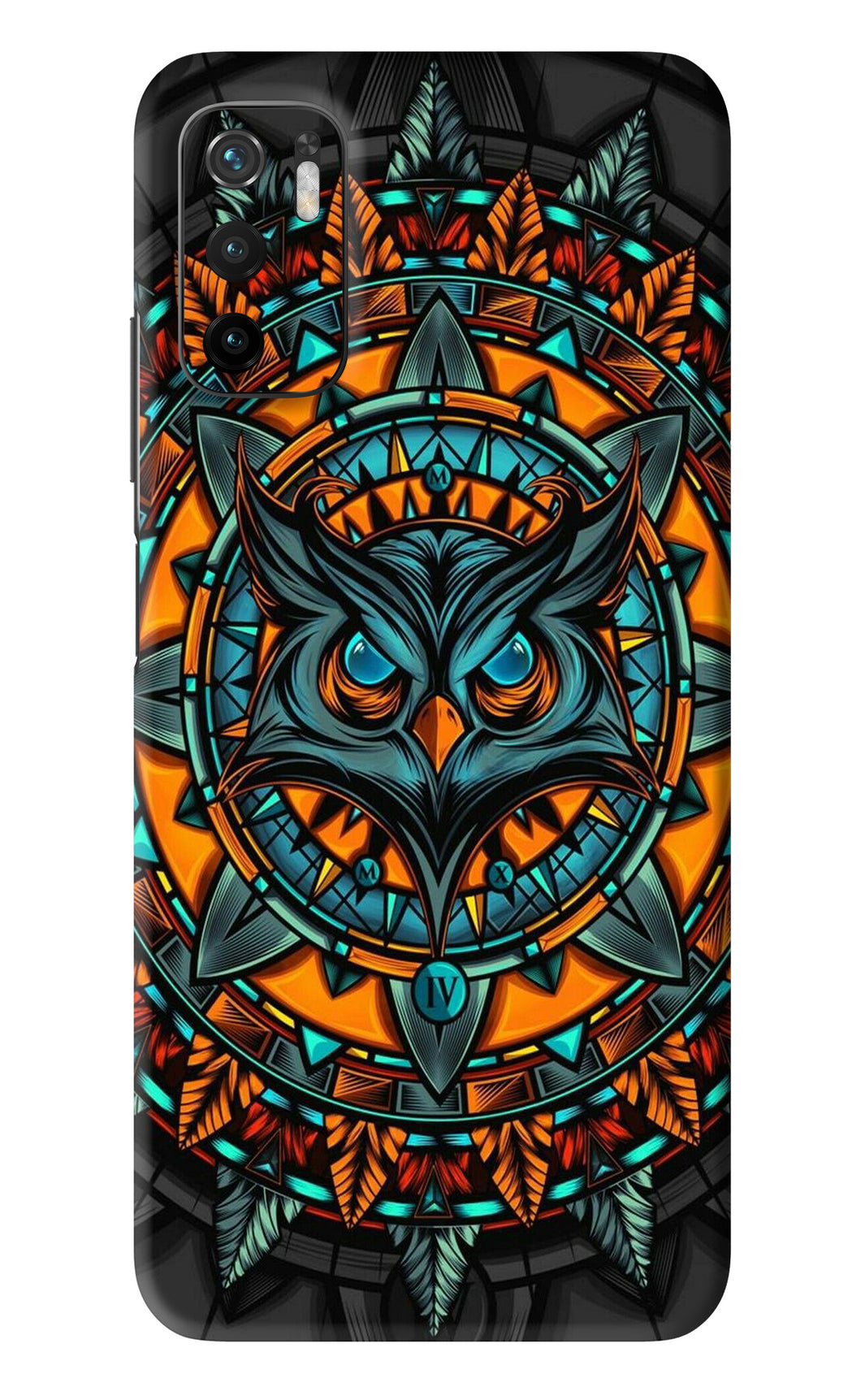 Angry Owl Art Poco M3 Pro 5G Back Skin Wrap