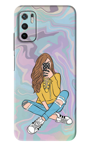 Selfie Girl Poco M3 Pro 5G Back Skin Wrap